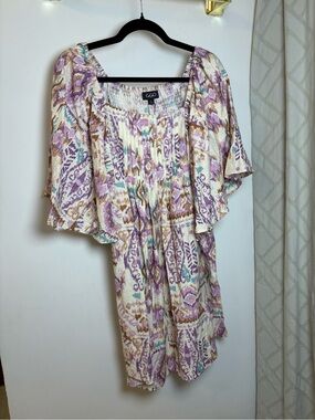 NWT GiGiO Colorful Butterfly Sleeve Dress